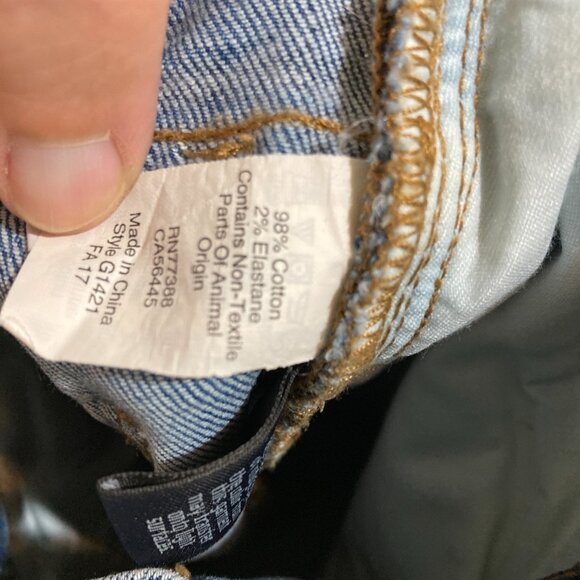 Madewell Womens Sz 29 High Rise Skinny Crop Jeans Blue Stretch Denim - Picture 8 of 8